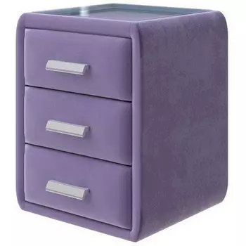 PROxSON Тумба Soft Mebel (Ткань: Велюр Shaggy Plum) 51x48