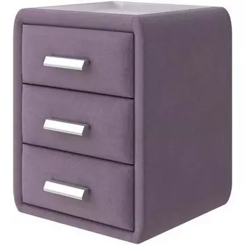 PROxSON Тумба Soft Mebel (Ткань: Велюр Ultra Сливовый) 51x48