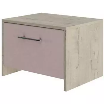 PROxSON Тумба Свен (ЛДСП Бунратти+ткань Бунратти/Ultra Розовый мусс) 51x40