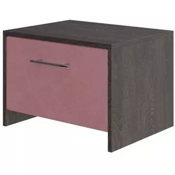 PROxSON Тумба Свен (ЛДСП Кантербери+ткань Дуб Кантербери/Ultra Ягодный сорбет) 51x40