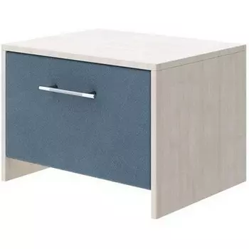 PROxSON Тумба Varna (ЛДСП Дуб Шамони+ткань Дуб Шамони светлый (124)/Monopoly Прованский синий (792)) 51x40