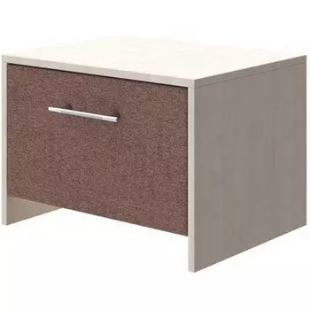 PROxSON Тумба Varna (ЛДСП Дуб Шамони+ткань Дуб Шамони светлый/Tesla Брауни) 51x40