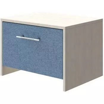 PROxSON Тумба Varna (ЛДСП Дуб Шамони+ткань Дуб Шамони светлый/Tesla Деним) 51x40