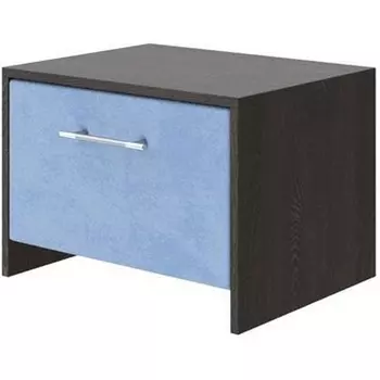 PROxSON Тумба Varna (ЛДСП Кантербери+ткань Дуб Кантербери/Teddy Небесно-голубой) 51x40