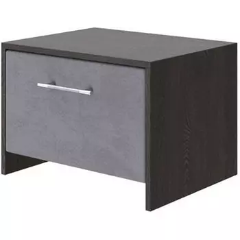 PROxSON Тумба Varna (ЛДСП Кантербери+ткань Дуб Кантербери/Teddy Мокрый асфальт) 51x40