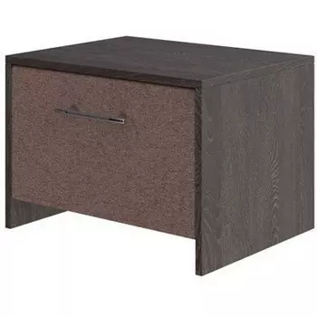 PROxSON Тумба Varna (ЛДСП+ткань Дуб Кантербери/Tesla Брауни) 51x40