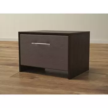 PROxSON Тумба Varna (ЛДСП Венге+экокожа Дуб венге с коричневым) 51x40