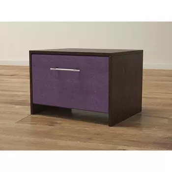 PROxSON Тумба Varna (ЛДСП Венге+ткань Венге/Savana Berry (фиолетовый)) 51x40