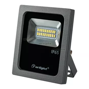 Светодиодный прожектор AR-FLG-FLAT-10W-220V White (Закрытый) 022573 (Arlight)