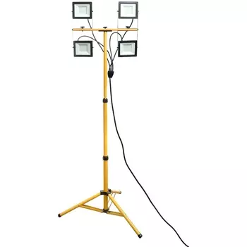 Прожектор уличный на треноге светодиодный на штативе Feron 48507 LL-506 IP65 4*50W 6400K