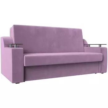 Прямой диван аккордеон Сенатор 160 (Микровельвет/Фиолетовый) Лига Диванов 119942