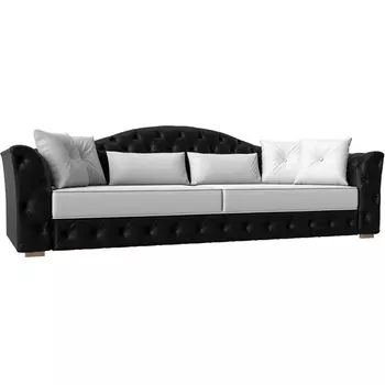 Прямой диван Артис НПБ (Экокожа/Белый) Лига Диванов 120352