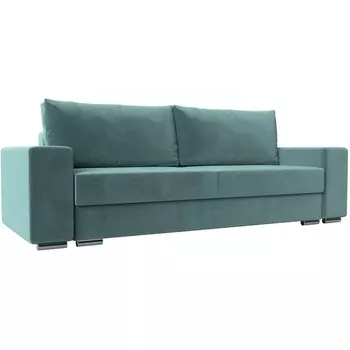 Прямой диван Дрезден (велюр бирюзовый) Лига Диванов 112992