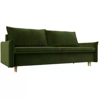 Прямой диван Хьюстон (микровельвет зеленый) Лига Диванов 100728