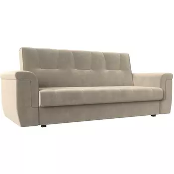 Прямой диван Эллиот (микровельвет бежевый) Лига Диванов 107463