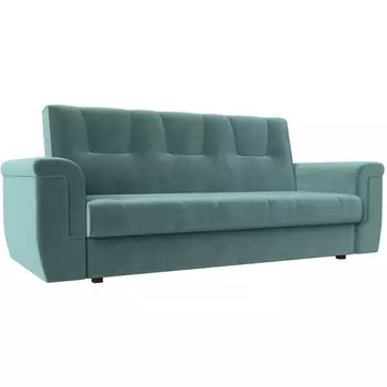 Прямой диван Эллиот (велюр бирюзовый) Лига Диванов 107449