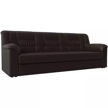 Прямой диван Карелия (экокожа коричневая) Лига Диванов 113338