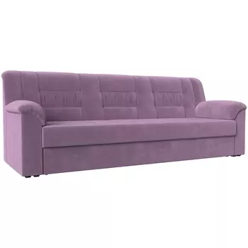 Прямой диван Карелия (микровельвет сиреневый) Лига Диванов 113330