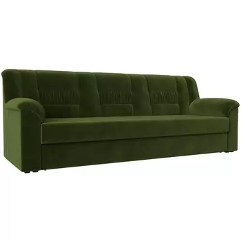 Прямой диван Карелия (микровельвет зеленый) Лига Диванов 113327