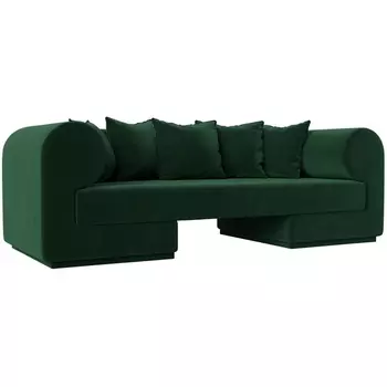 Прямой диван Кипр (велюр зеленый) Лига Диванов 116270