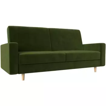 Прямой диван книжка Бонн (микровельвет зеленый) Лига Диванов 111771