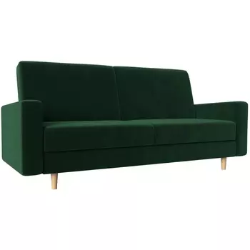 Прямой диван книжка Бонн (велюр зеленый) Лига Диванов 111763