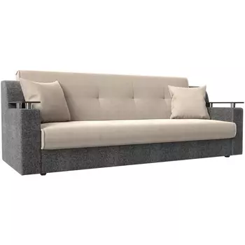 Прямой диван книжка Сенатор (Рогожка/Бежевый) Лига Диванов 119569