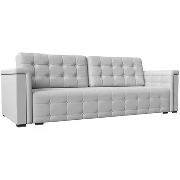 Прямой диван Лига-002 (Экокожа/Белый) Лига Диванов 117100