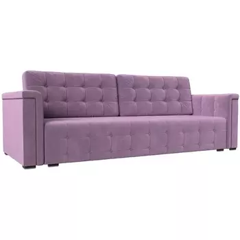 Прямой диван Лига-002 (Микровельвет/Фиолетовый) Лига Диванов 117091