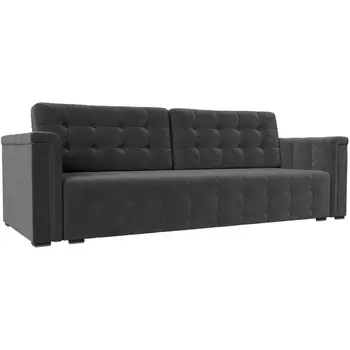 Прямой диван Лига-002 (Велюр/Серый) Лига Диванов 117082