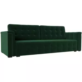 Прямой диван Лига-002 (Велюр/Зеленый) Лига Диванов 117080