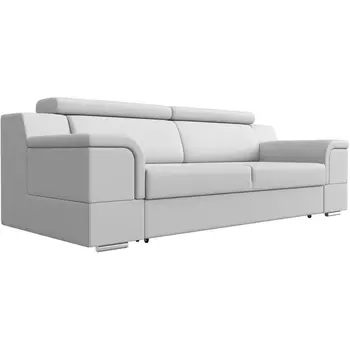 Прямой диван Лига-003 (Экокожа/Белый) Лига Диванов 117126