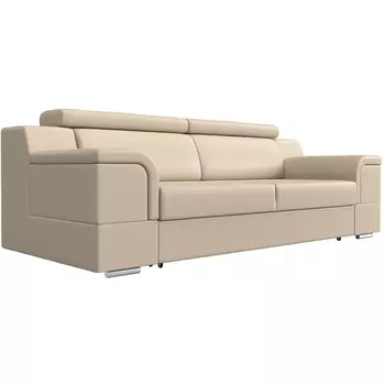 Прямой диван Лига-003 (Экокожа/Бежевый) Лига Диванов 117125