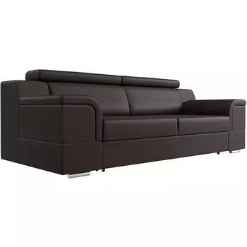 Прямой диван Лига-003 (Экокожа/Коричневый) Лига Диванов 117127