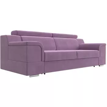 Прямой диван Лига-003 (Микровельвет/Фиолетовый) Лига Диванов 117117