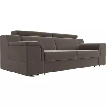 Прямой диван Лига-003 (Велюр/Коричневый) Лига Диванов 117107