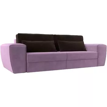 Прямой диван Лига-008 (Микровельвет/Фиолетовый) Лига Диванов 118620