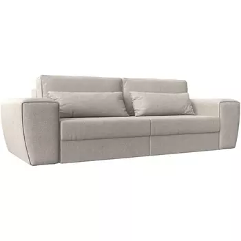 Прямой диван Лига-008 (Рогожка/Бежевый) Лига Диванов 118639