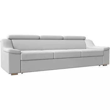 Прямой диван Линдос (Экокожа/Бежевый) Лига Диванов 118330