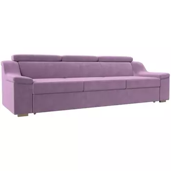 Прямой диван Линдос (Микровельвет/Фиолетовый) Лига Диванов 118321