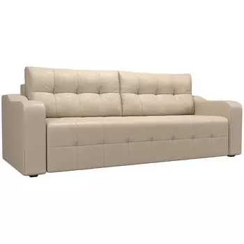 Прямой диван Лиссабон (Экокожа/Бежевый) Лига Диванов 117496