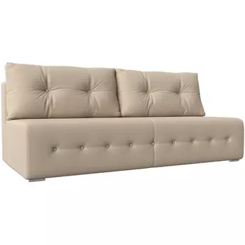 Прямой диван Лондон (экокожа бежевая) Лига Диванов 100648