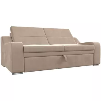 Прямой диван Медиус (велюр бежевый) Лига Диванов 107048