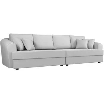 Прямой диван Милтон (экокожа белая) Лига Диванов 100669