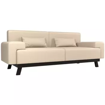 Прямой диван Мюнхен (экокожа бежевая) Лига Диванов 109114