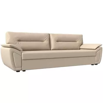 Прямой диван Нэстор Лайт (Экокожа/Бежевый) Лига Диванов 117605