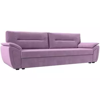 Прямой диван Нэстор Лайт (Микровельвет/Фиолетовый) Лига Диванов 117597