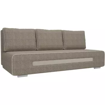 Прямой диван Приам (рогожка Корфу 03, кант микровельвет бежевый) Лига Диванов 107418