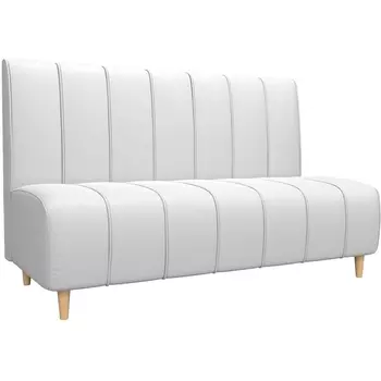 Прямой диван Ральф (экокожа белая) Лига Диванов 104149