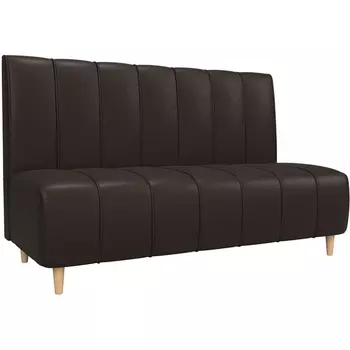 Прямой диван Ральф (экокожа коричневая) Лига Диванов 104150